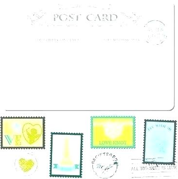366x368 Blank Stamp Template