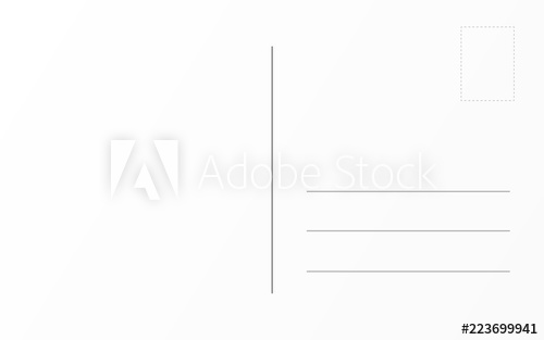 Vintage Postal Card Back Travel Postcard Design Template 500x313 Vintage Postal Card Back Travel Postcard Design Template