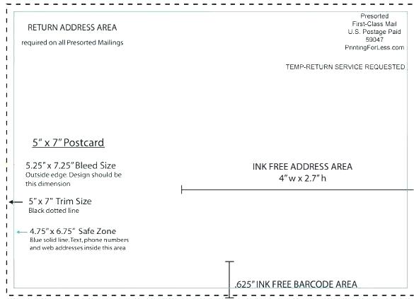 Back Of Postcard Template Photoshop 585x423 Back Of Postcard Template Photoshop
