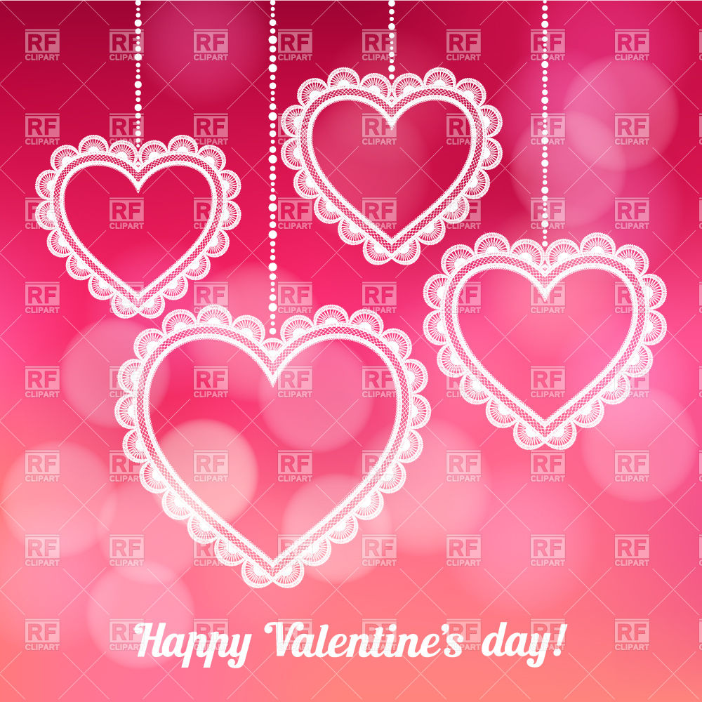 Lacy Hearts On A Ping Background 1000x1000 Lacy Hearts On A Ping Background