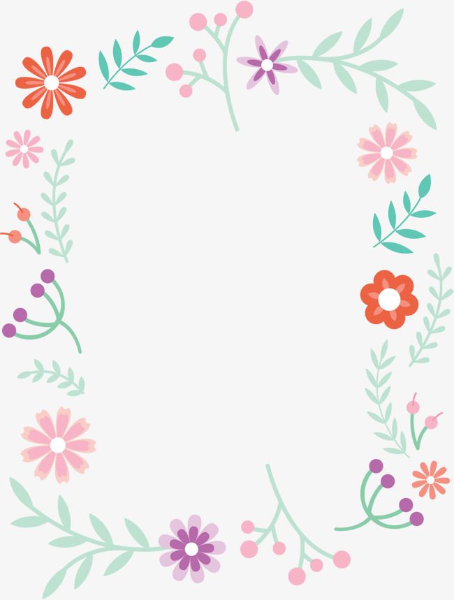 650x859 Small Fresh Cute Borders, Vector Png, Small Fresh, Lovely Flowers