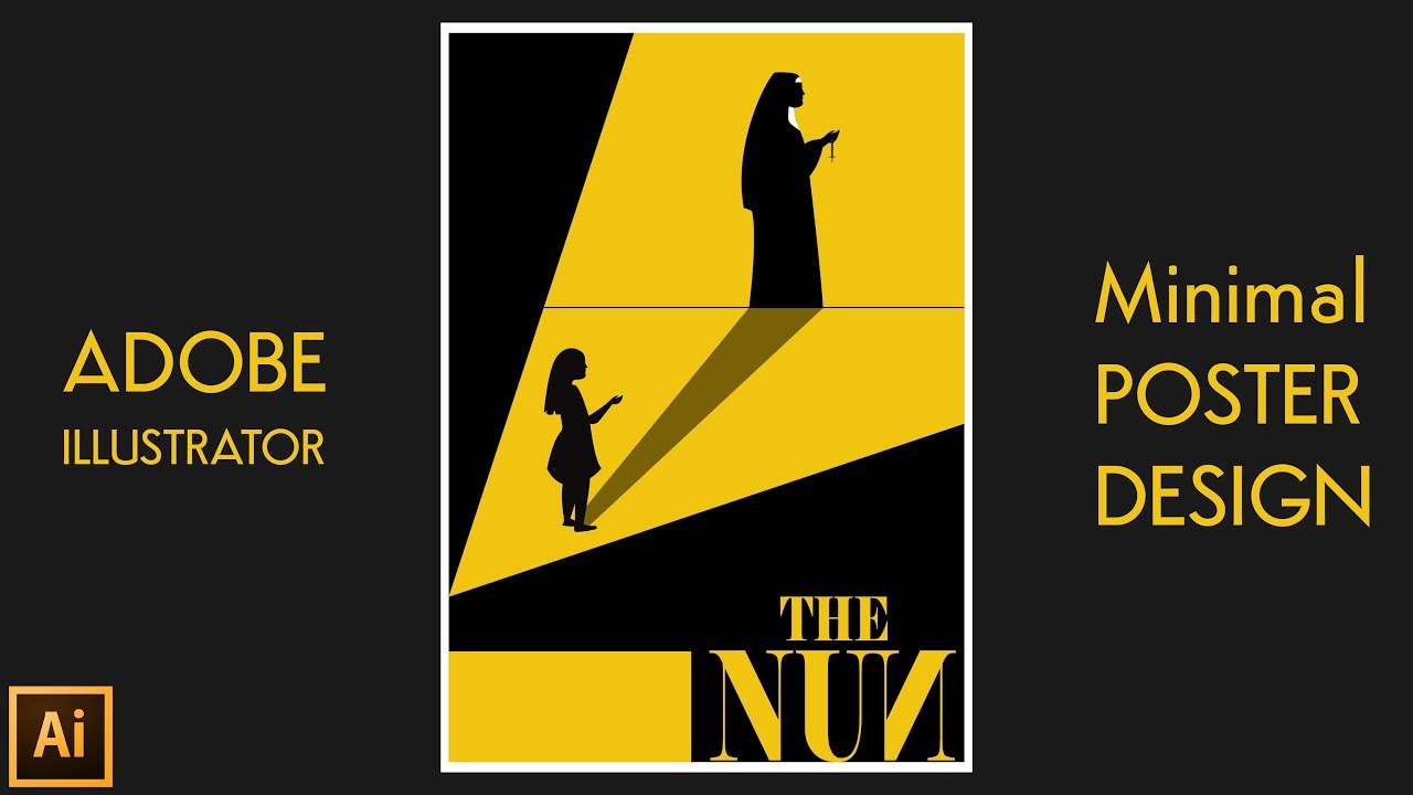 1280x720 Silhoutte Vector Illustration Simple Silhoutte Poster