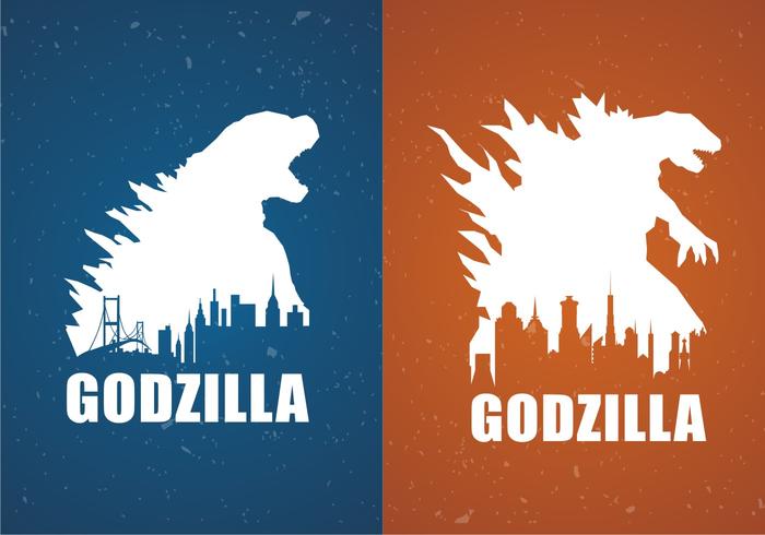 700x490 Godzilla Movie Poster Backgrounds Free Vector