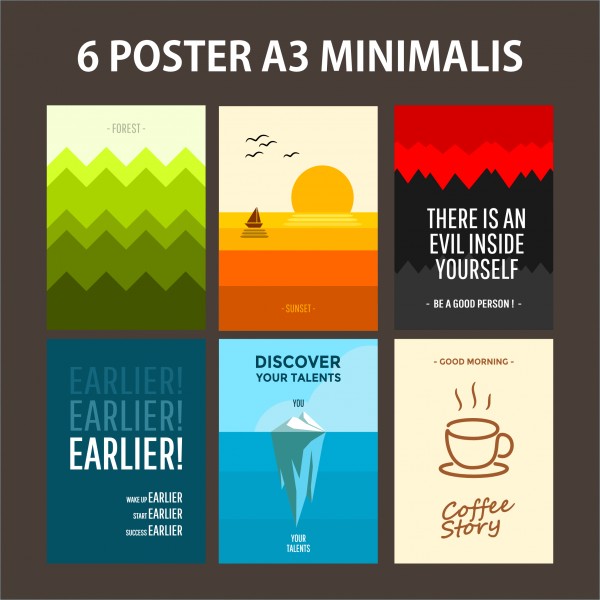 600x600 Poster Vector Siap Cetak