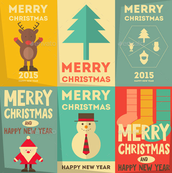 585x590 Christmas Poster Templates