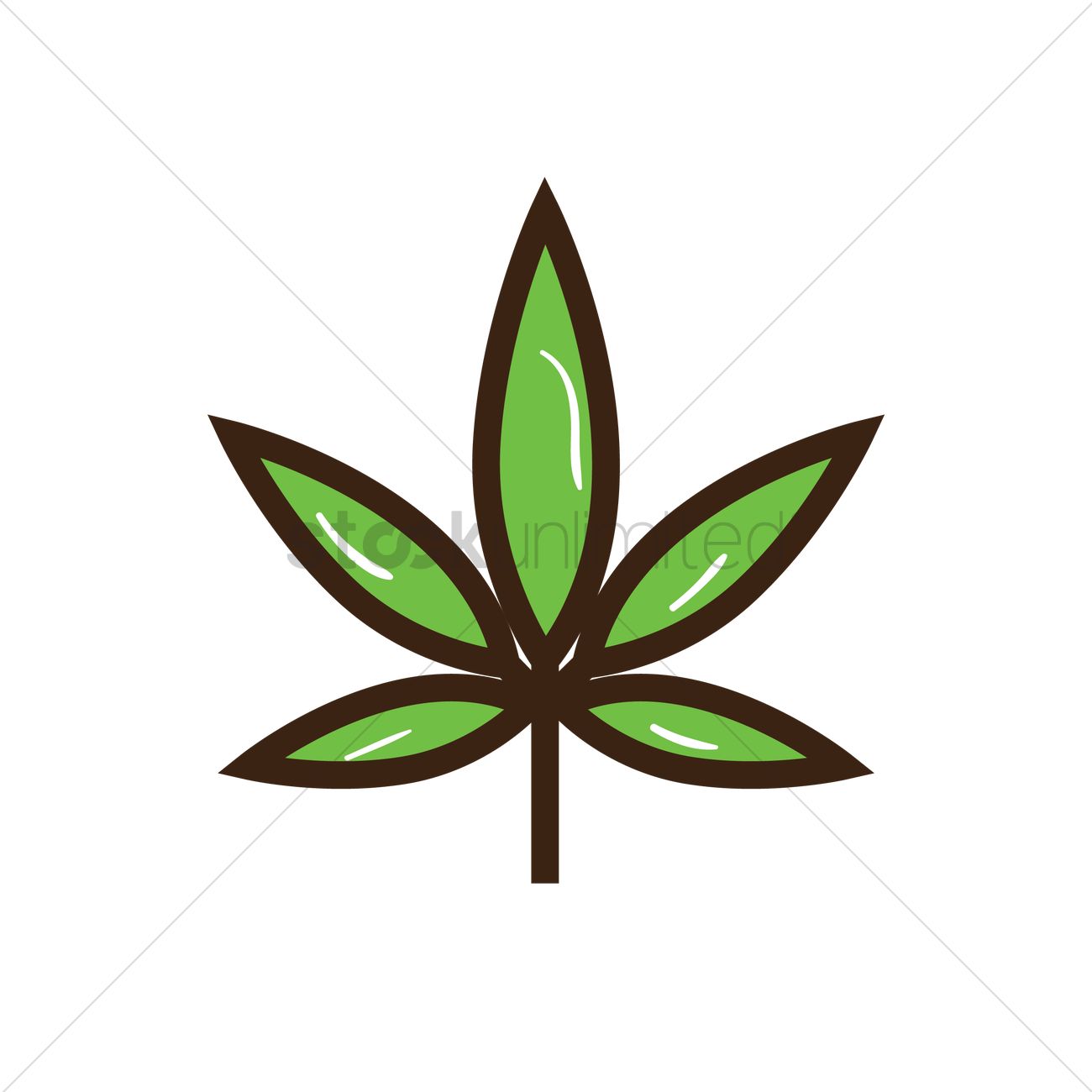 Marijuana Leaf Vector Image 1300x1300 Marijuana Leaf Vector Image