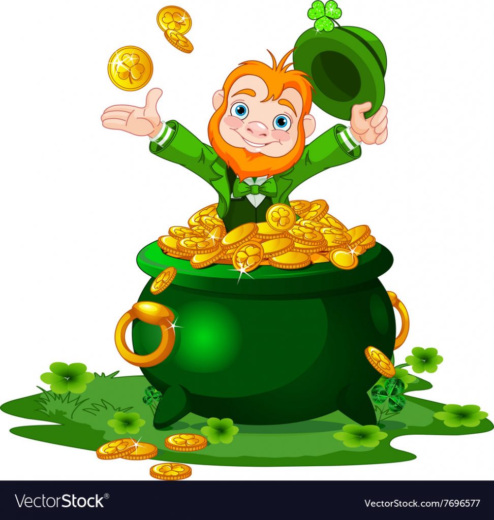 972x1024 Destiny Pictures Of A Pot Gold Leprechaun And Royalty Free Vector