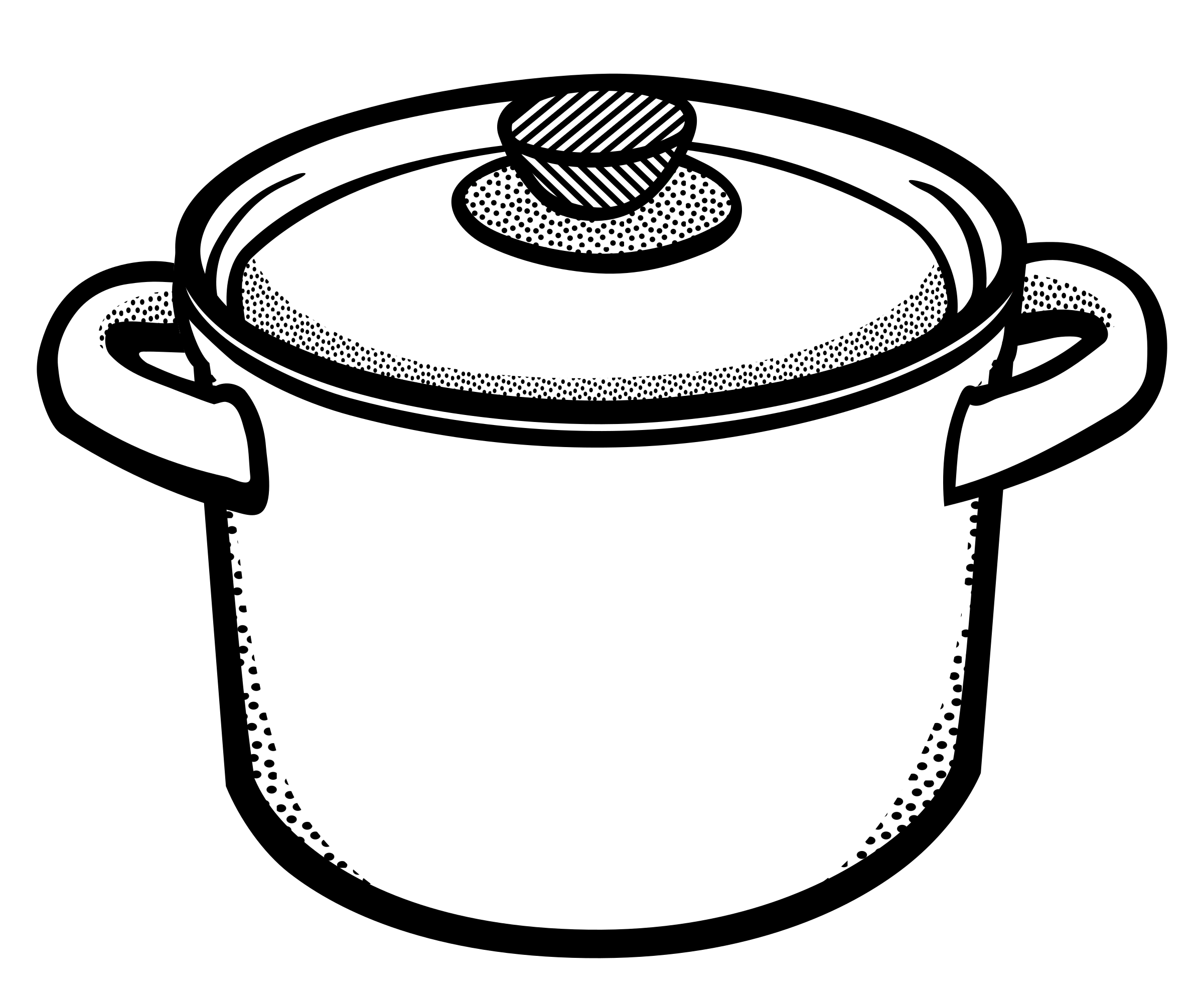 2400x1983 Crock Pot Vector Clipart Image