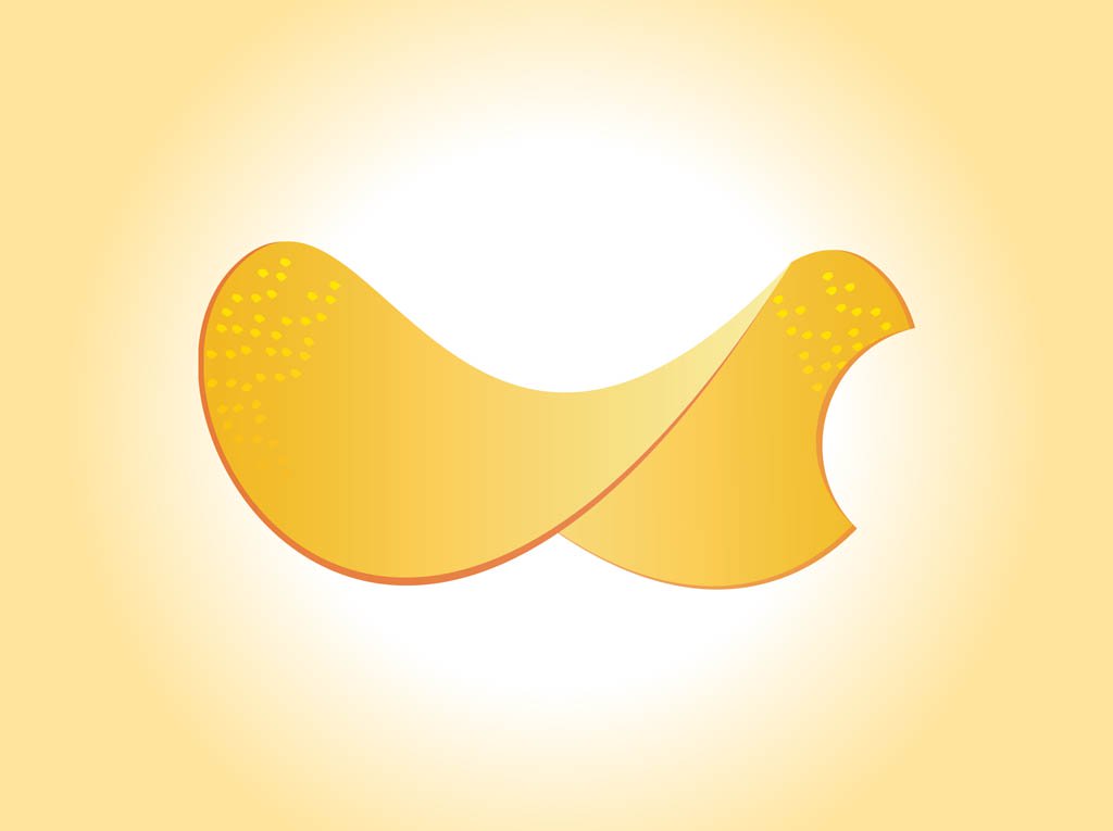 1024x765 Potato Chip Vector Vector Art Graphics