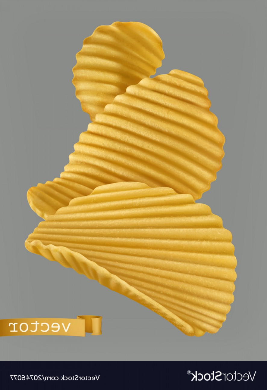 886x1296 Potato Chips D Realistic Vector Catchsplace