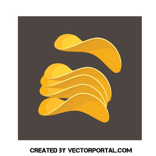 660x660 Potato Chips Clip Art