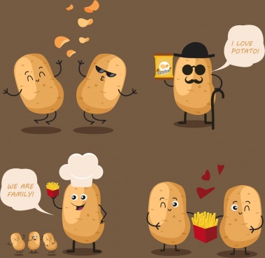 379x368 Vector Potato Chips Free Vector Download