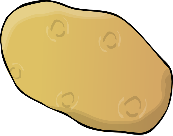 Potato Clip Art 600x470 Potato Clip Art