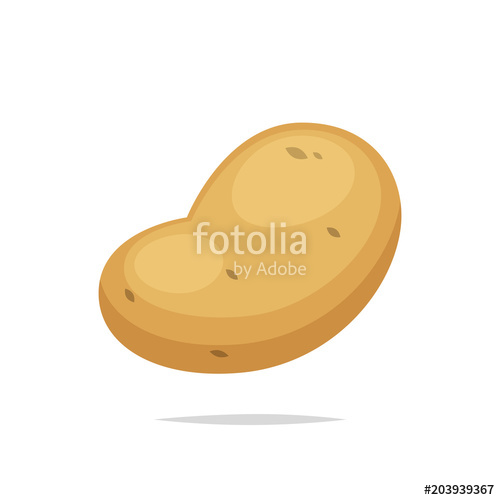 Potato Vector Isolated Stock Image And Royalty Free Vector 500x500 Potato Vector Isolated Stock Image And Royalty Free Vector
