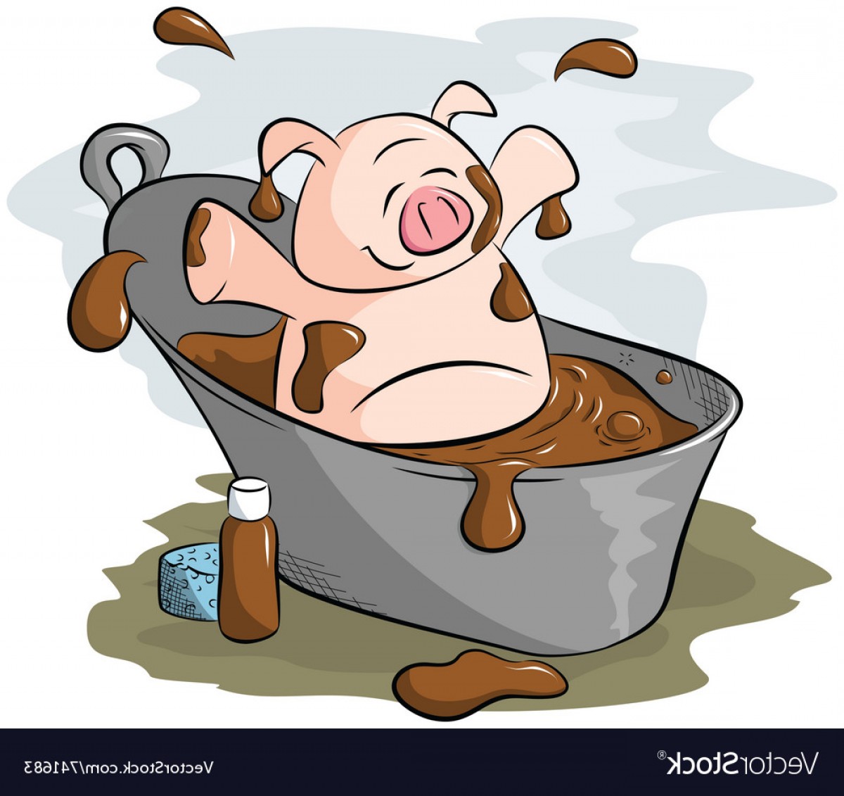 1200x1131 Potbelly Piggies Mud Bath Vector Soidergi