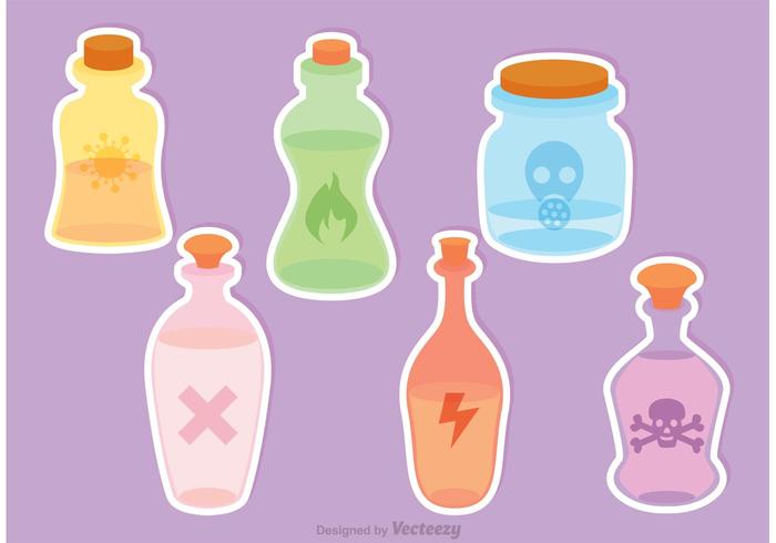 700x490 Toxic Potion Bottles Vector
