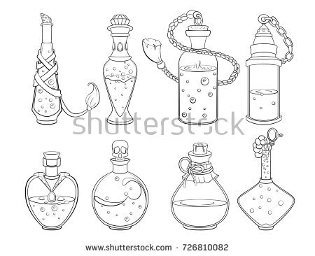 450x366 Huge Collection Of 'potion Drawing' Download More Than Images
