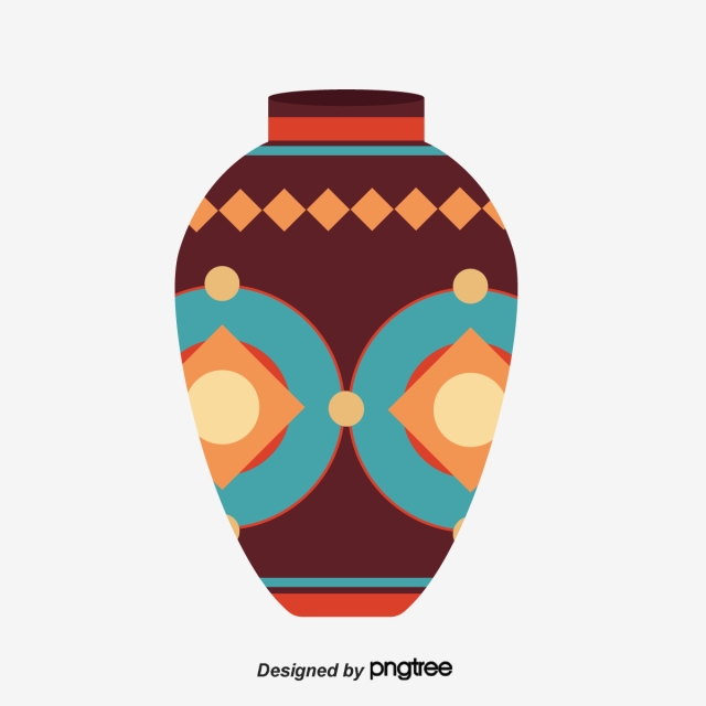 640x640 Bohemian Indian Pottery, Indian, Orange, Bohemian Style Png