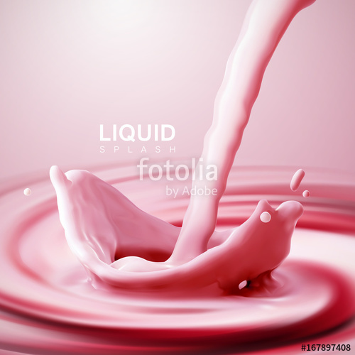 500x500 Pouring Liquid Crown Splash On Swirling Whirlpool Creamy