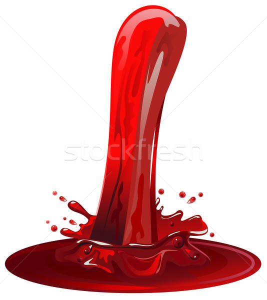 534x600 Red Wine Pouring Vector Illustration Alexey Grigorev