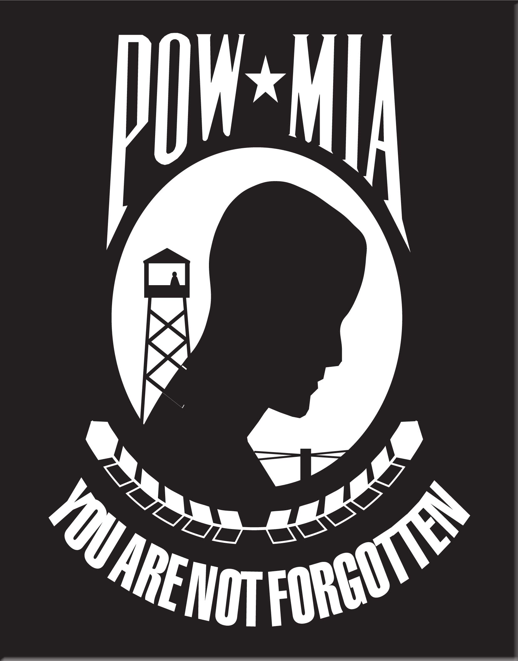 Pow Mia Logo Vector at Vectorified.com | Collection of Pow Mia Logo ...