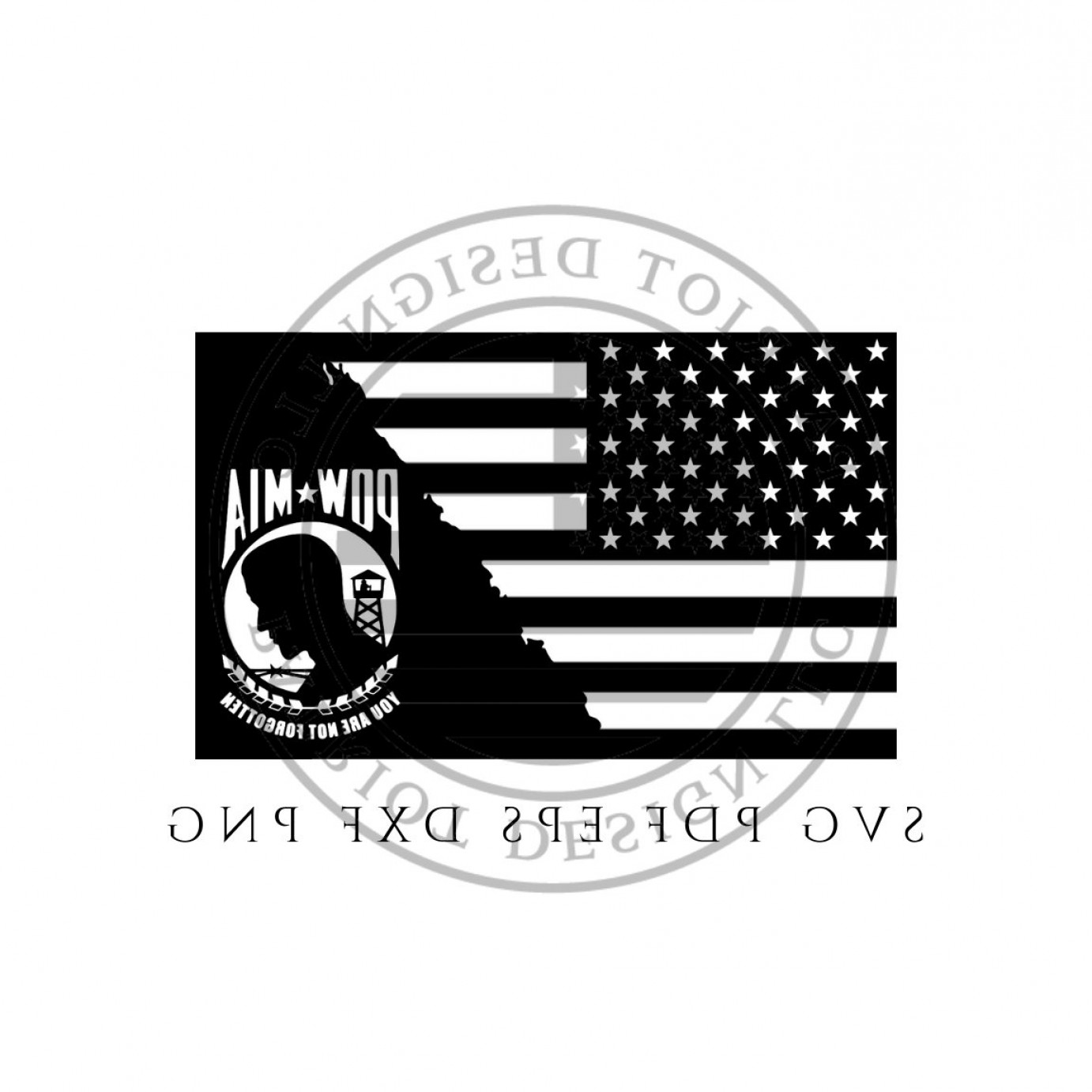 1382x1382 Pow Mia Vector Studiogrfx