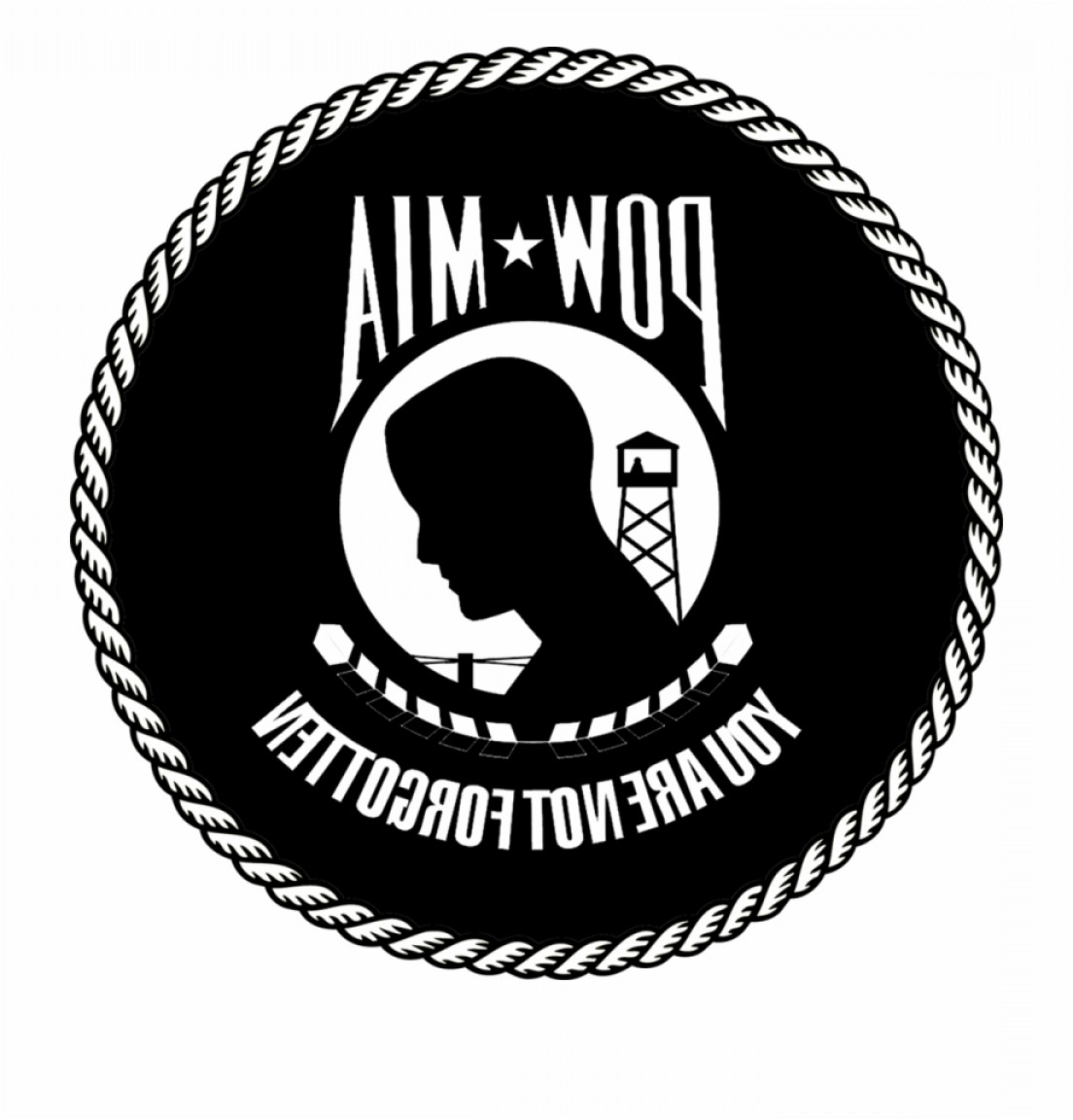 1104x1152 Pow Flag Vector Catchsplace