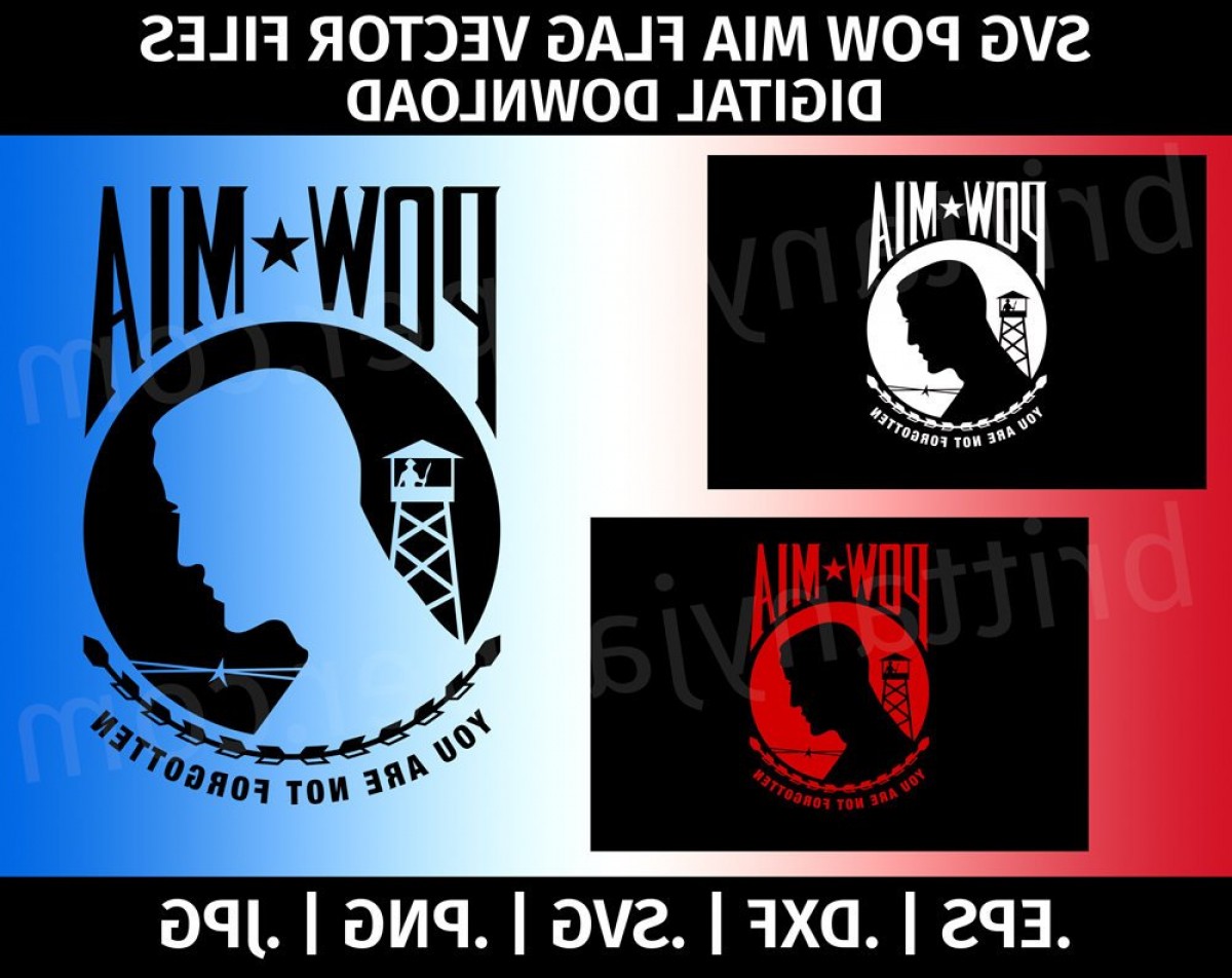 1200x952 Pow Mia Flag Vector Clip Art Cutting Soidergi