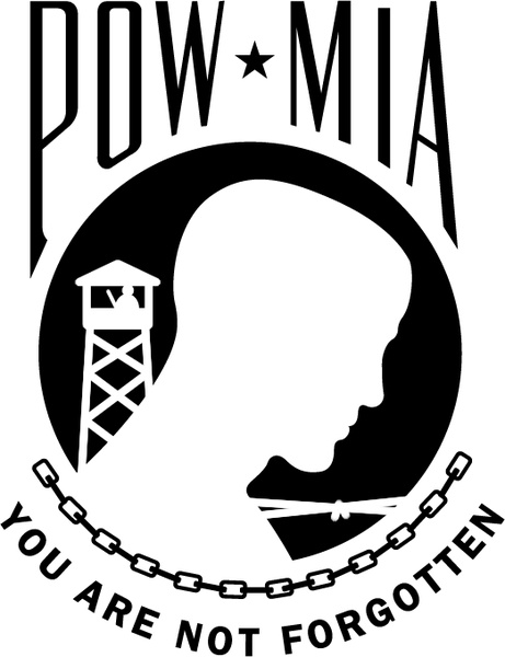 461x600 Pow Mia Free Vector In Encapsulated Postscript