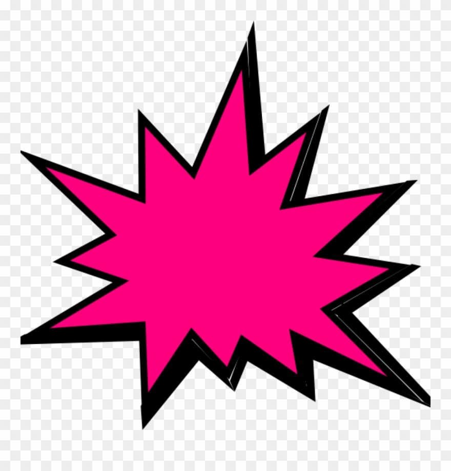 880x920 Pow Clipart Pink Comic Pow Clip Art At Clker Vector