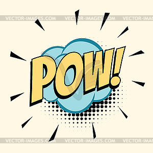 300x300 Pow Comic Word
