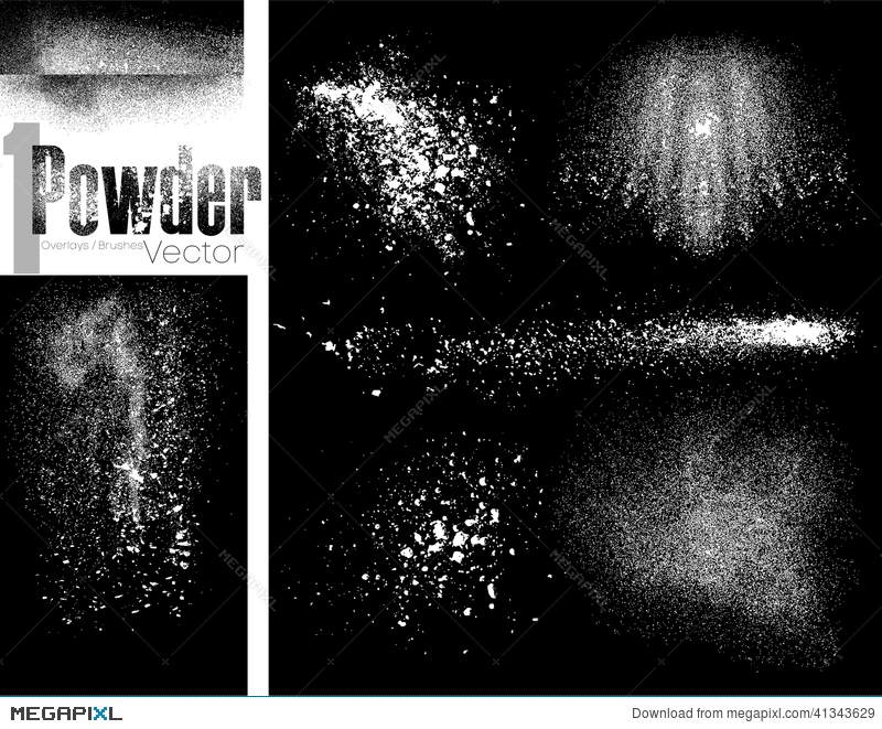 800x661 Powder Vector Brushes And Overlays Illustration