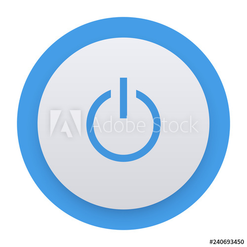 Power Button Icon, Vector Illustration Onoff Switch, User 500x500 Power Button Icon, Vector Illustration Onoff Switch, User
