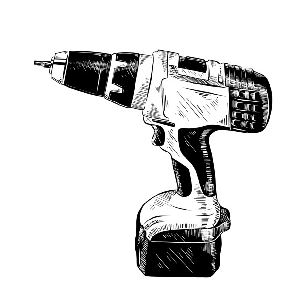 Hand Drawn Sketch Of Electric Drill Tool Vector Premium Download 626x626 Hand Drawn Sketch Of Electric Drill Tool Vector Premium Download