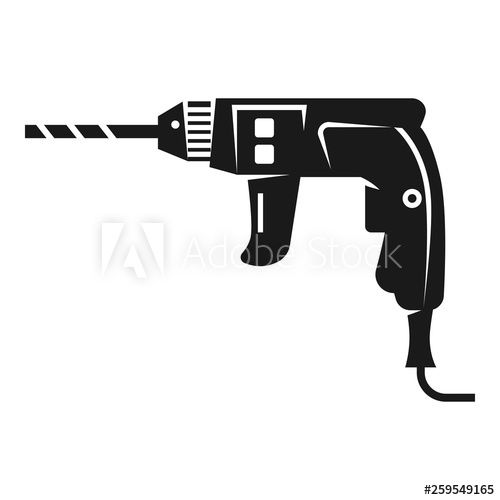 Power Drill Icon Simple Illustration Of Power Drill Vector Icon 500x500 Power Drill Icon Simple Illustration Of Power Drill Vector Icon