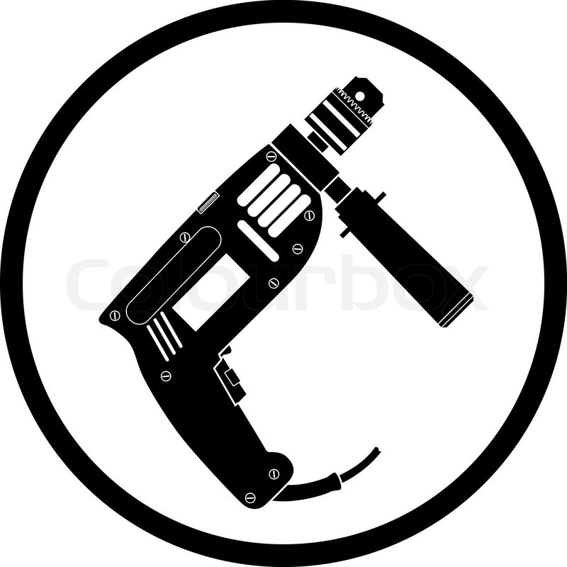 Vector Icon Of Hand Electric Drill Stock Vector Colourbox 800x800 Vector Icon Of Hand Electric Drill Stock Vector Colourbox