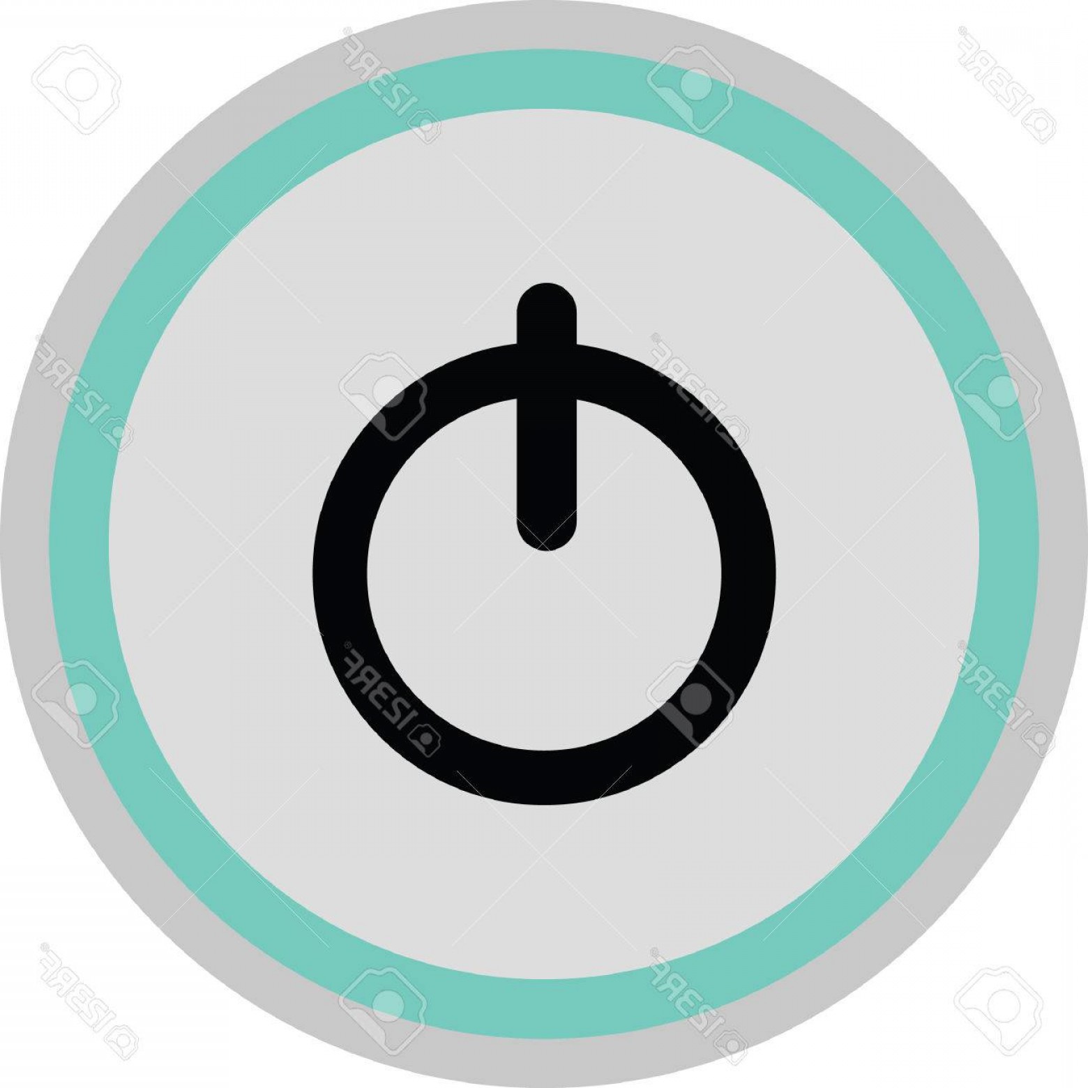 1560x1560 Photostock Vector Power Button Vector Icon Wallkeeper