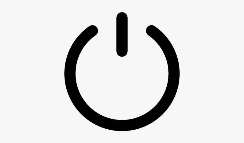 820x481 Power Button Symbol Vector