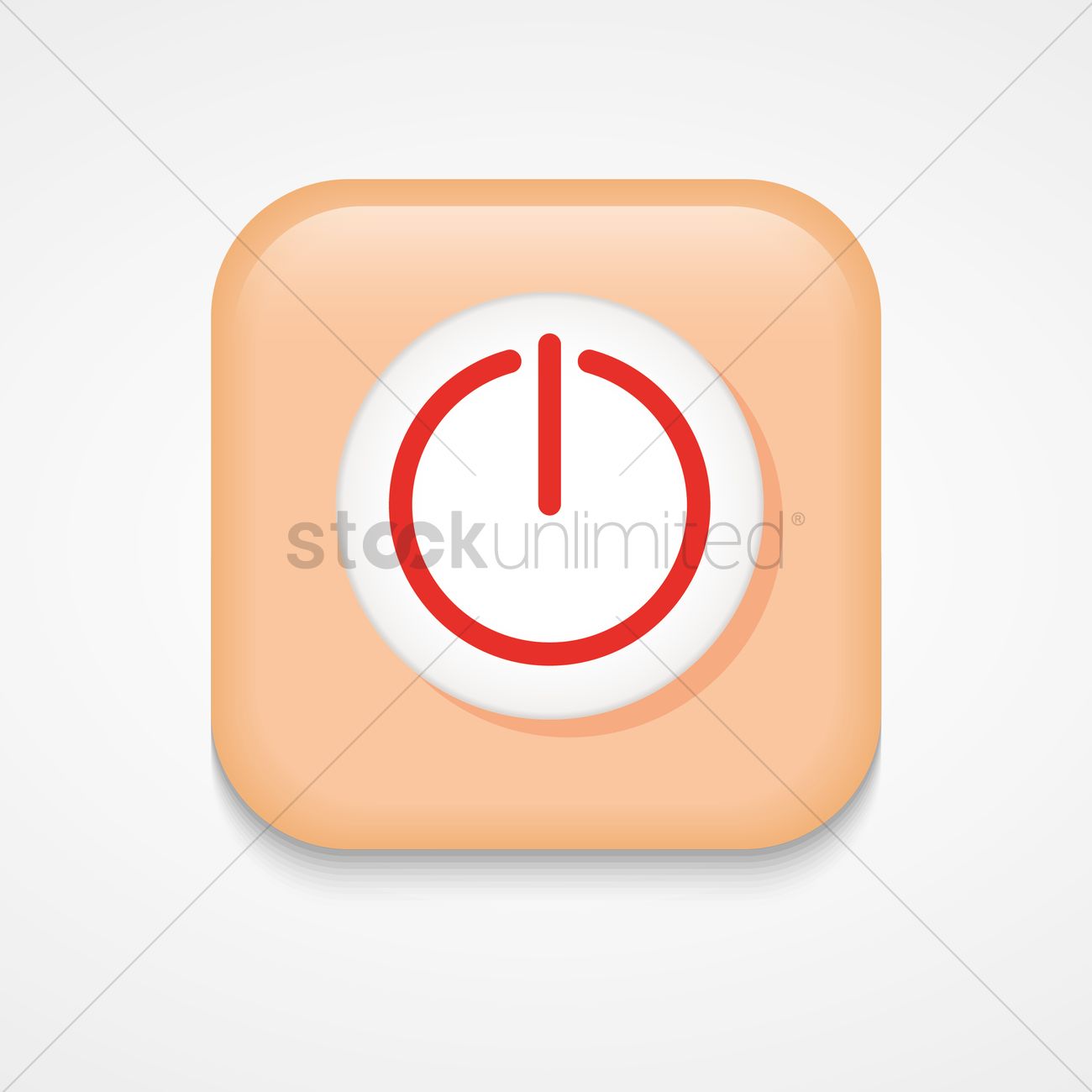 1300x1300 Power Icon Vector Image