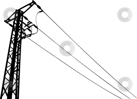 Power Lines Vector Stock Vector 450x325 Power Lines Vector Stock Vector