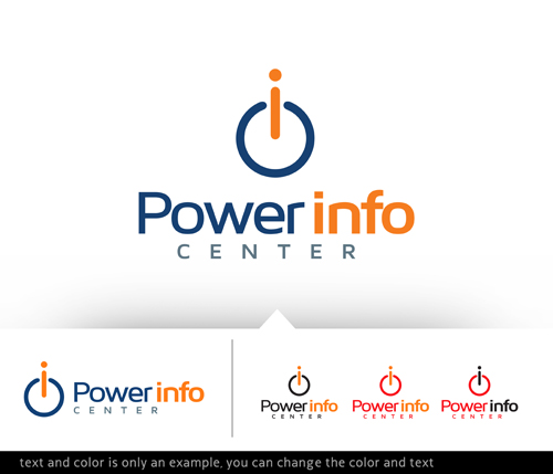 Power Info Logo Vector Free Download 500x429 Power Info Logo Vector Free Download