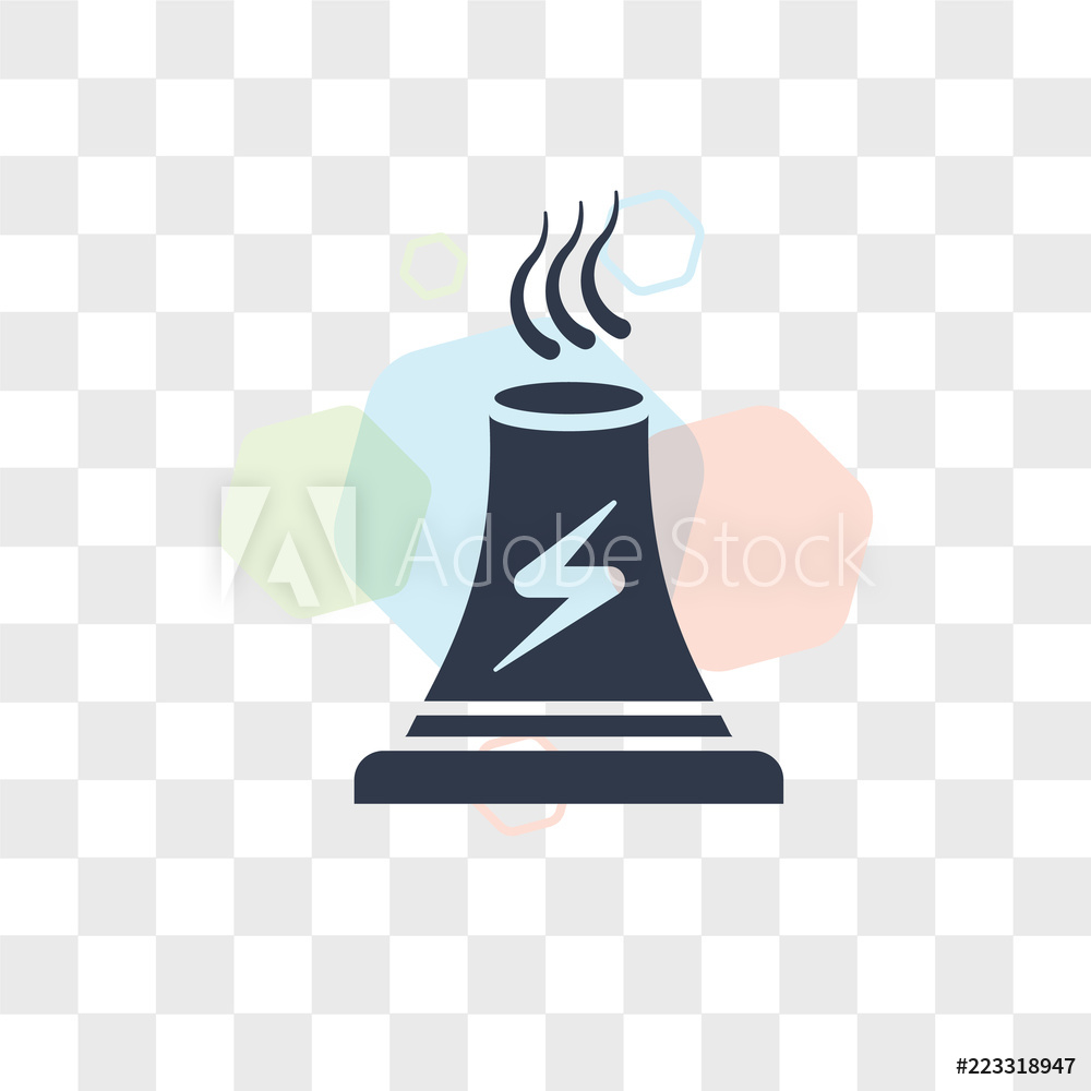 1000x1000 Photo Art Print Power Plant Vector Icon Isolated On Transparent