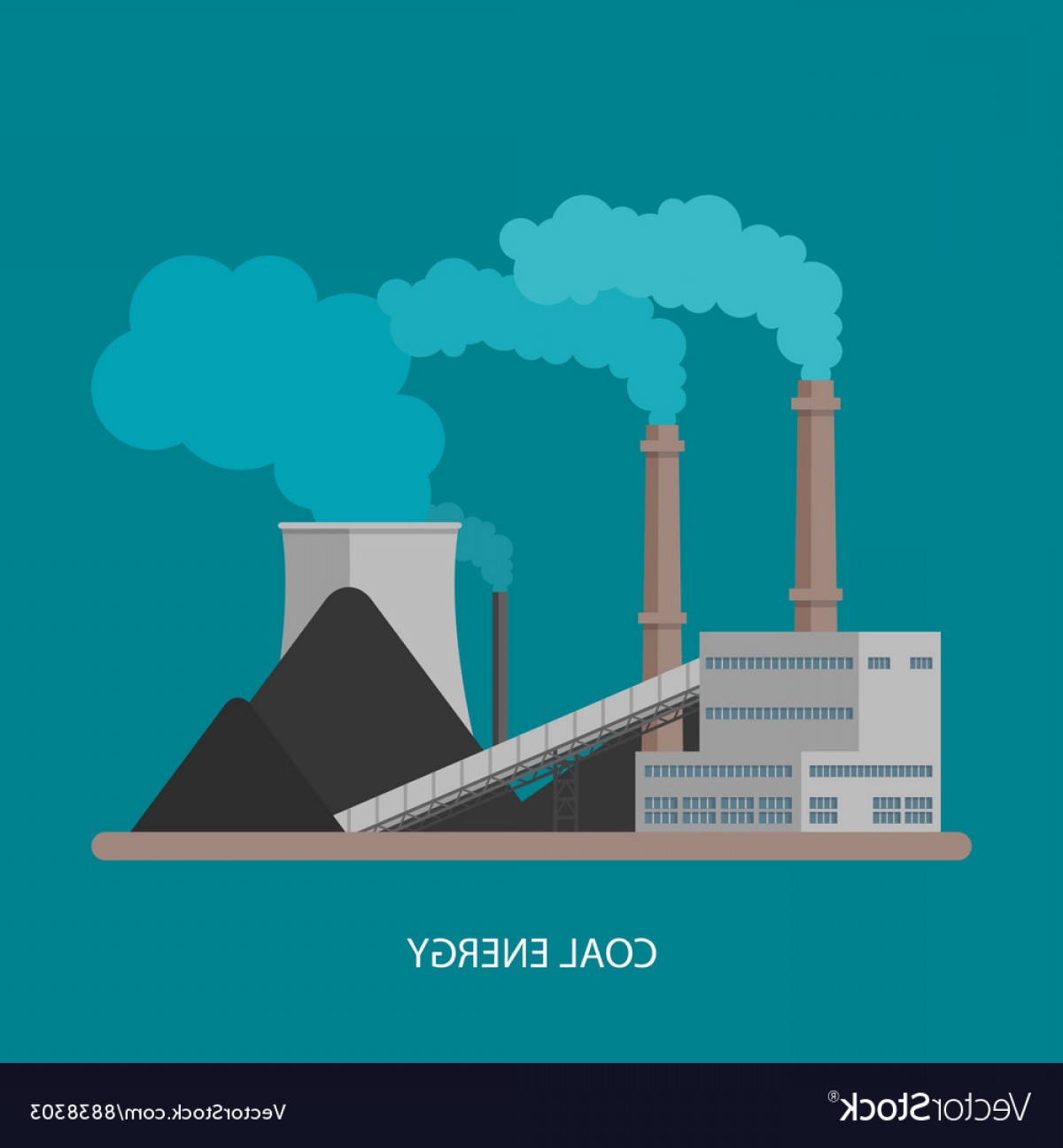 1200x1296 Coal Power Plant And Factory Energy Industrial Vector Soidergi