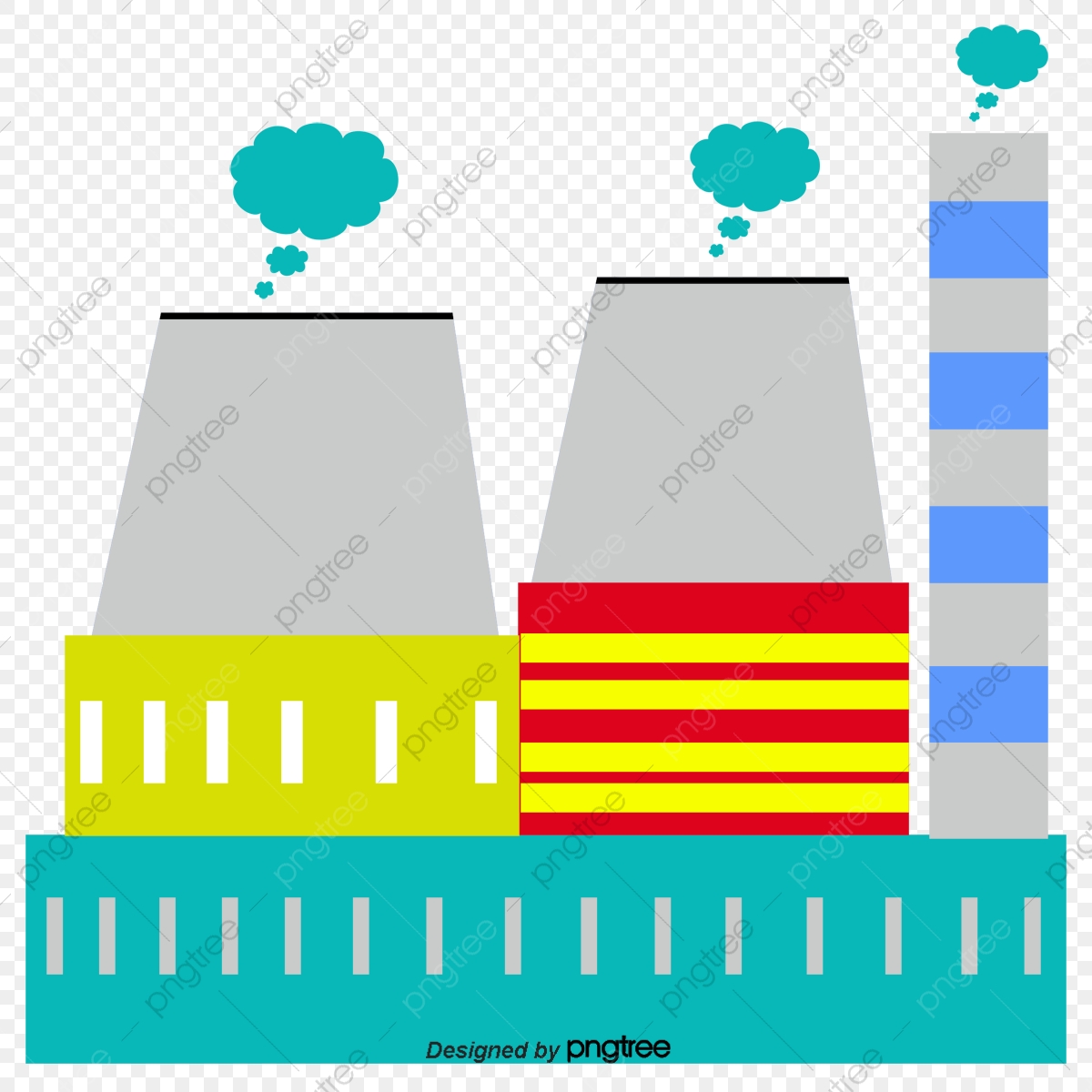 1200x1200 Vector Creative Icon Design Thermal Power Plant, Icon Vector