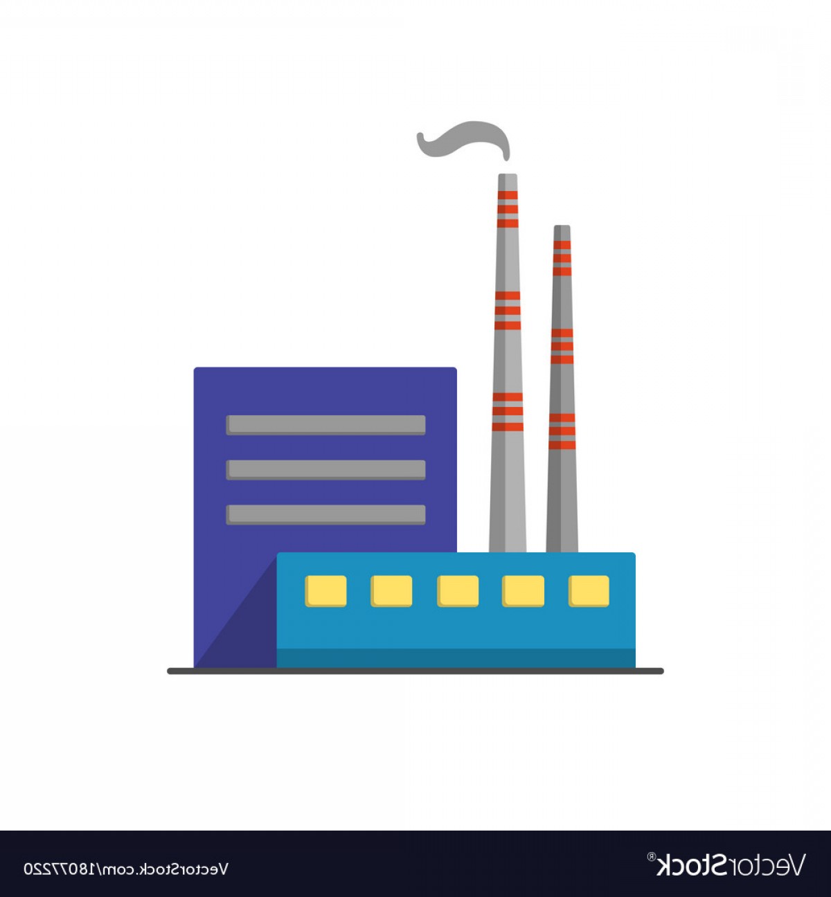 1200x1296 Coal Power Plant Icon In Flat Style Vector Soidergi