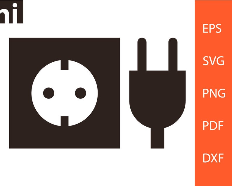794x636 Plug Socket Plug Vector Socket Vector Plug Etsy