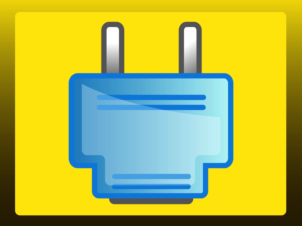 1024x768 Power Plug Vector Vector Art Graphics
