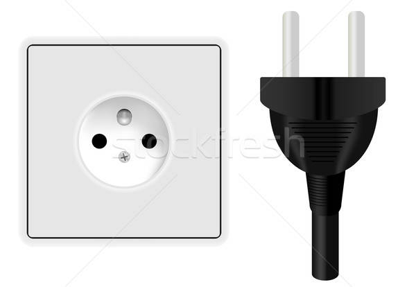 600x414 Power Plug And Socket Vector Illustration Jamdesign