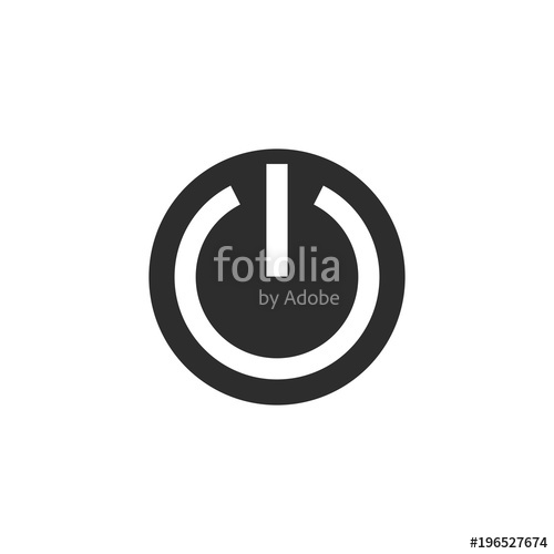 500x500 Onoff Switch Icon Power Symbol Vector Illustration Stock Image