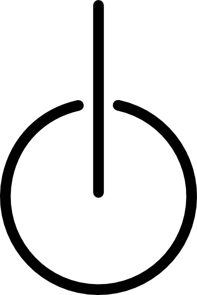 396x592 Power Symbol Clip Art Free Vector In Open Office Drawing